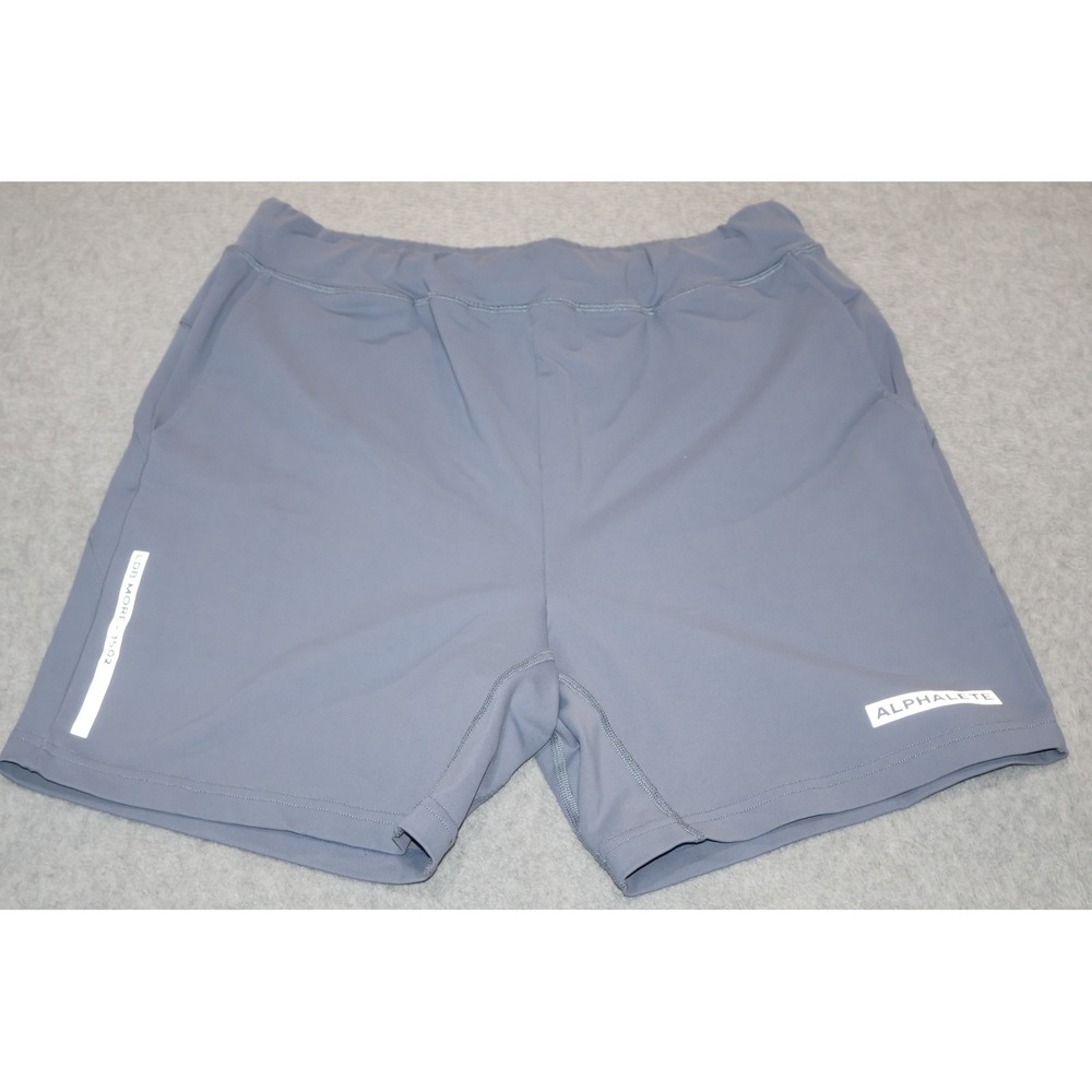 Alphalete Shorts Mens Medium Gray LDB MORE 1502 Activewear Athletic Gym